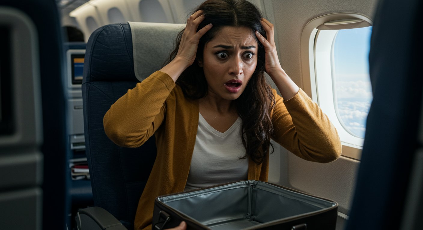 उड़ते प्लेन में हुआ ‘जादू’! महिला यात्री का लैपटॉप गायब, बेंगलुरु से आगरा उड़ान में छूटे पसीने