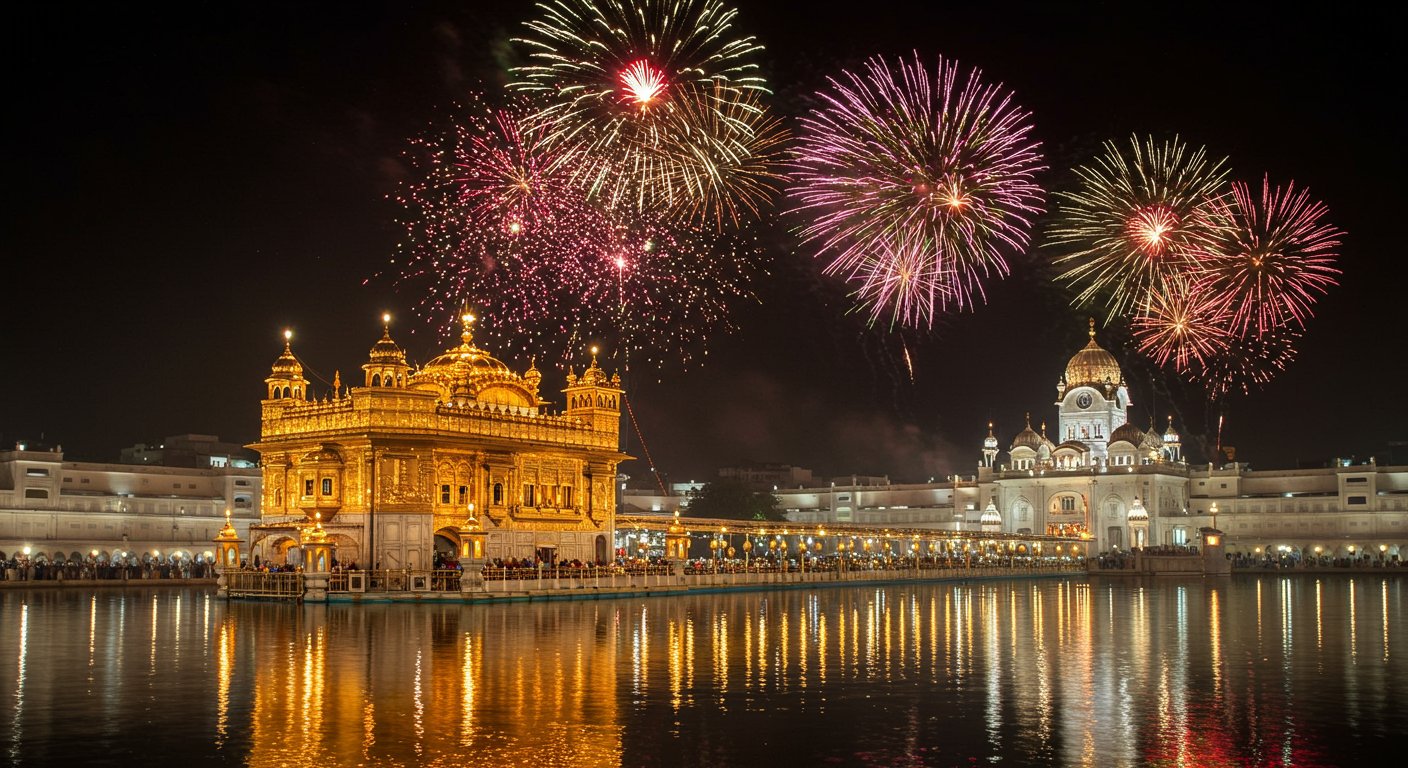 स्वर्ण मंदिर में गुरु रामदास जी के प्रकाश पर्व पर एक लाख दीयों की जगमगाहट, हेलीकॉप्टर से हुई पुष्पवर्षा