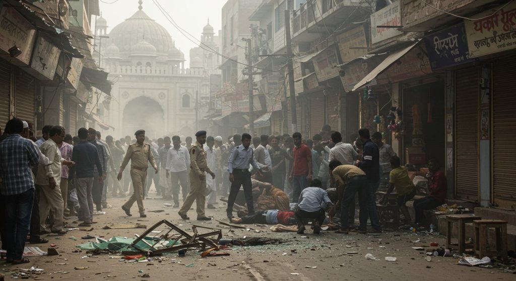 Powerful Blast in Kanpur's Misri Bazar: 5 Injured Near Markaz Mosque, Panic Spreads in Area