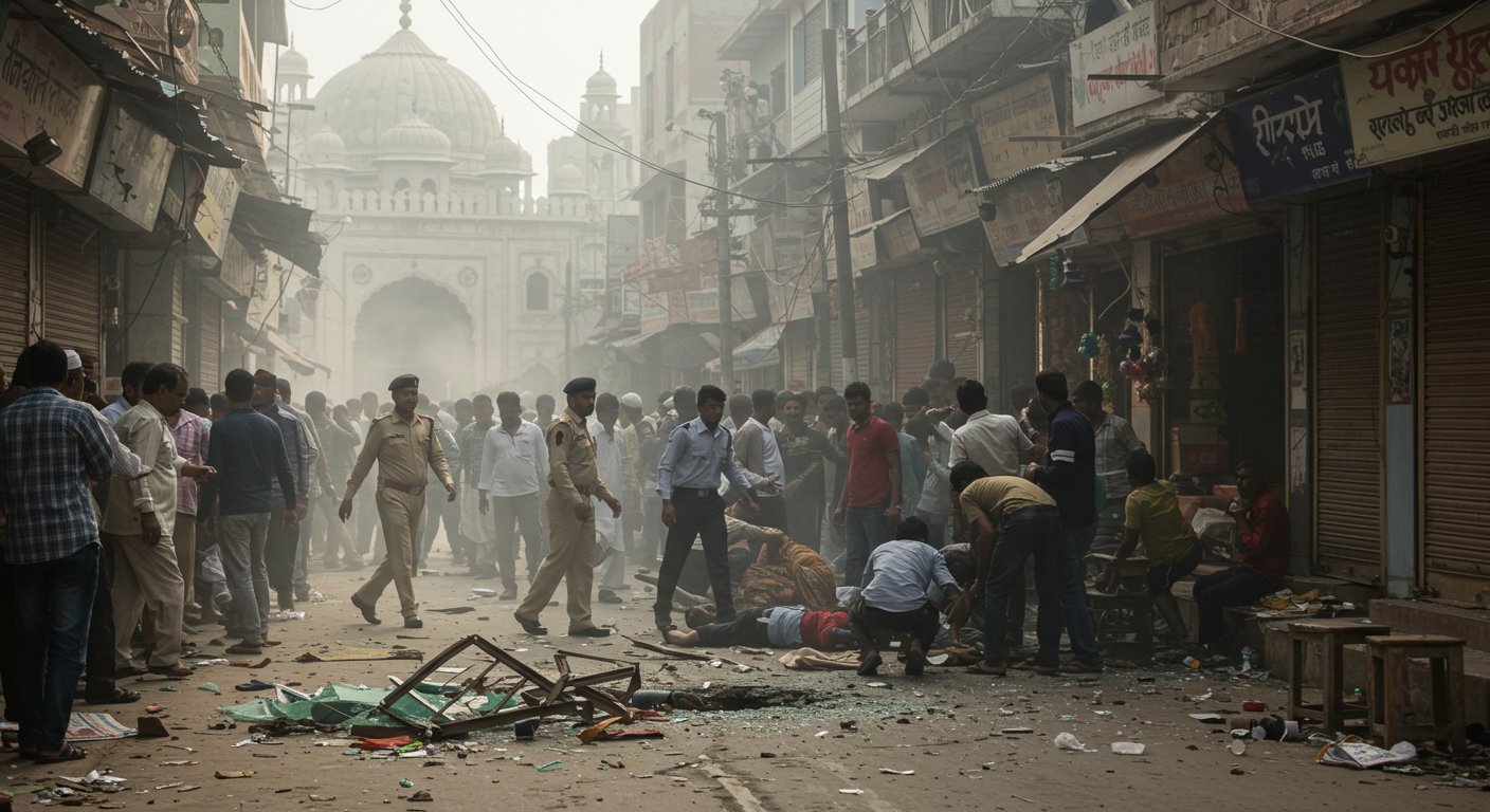 कानपुर के मिश्री बाजार में जोरदार धमाका: मरकस मस्जिद के पास 5 घायल, इलाके में फैली दहशत