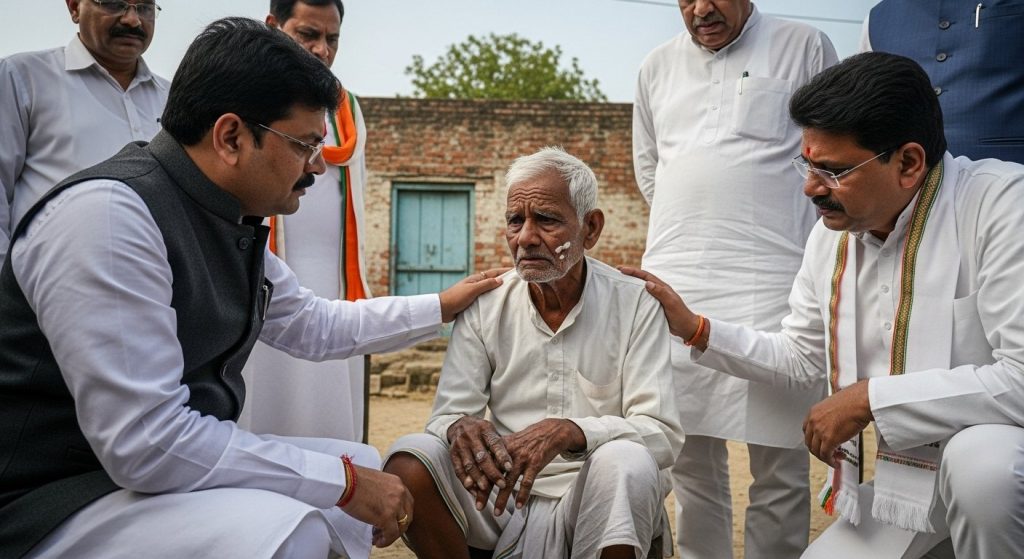 Shameful! Elderly person in Kakori, Lucknow, forcibly made to eat filth, accused arrested; victim gets BJP's support.