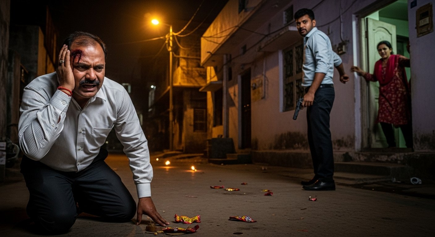 लखनऊ: पटाखे दागने से रोकने पर पड़ोसी ने अधिवक्ता के सिर में मारी गोली, गंभीर हालत में इलाज जारी