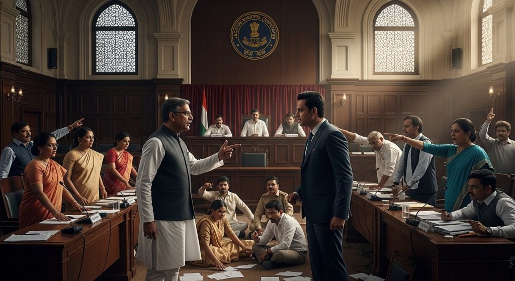 Lucknow: Mayor-Municipal Commissioner Clash Again; Meeting Postponed After Uproar; A Major Condition Set For The Meeting