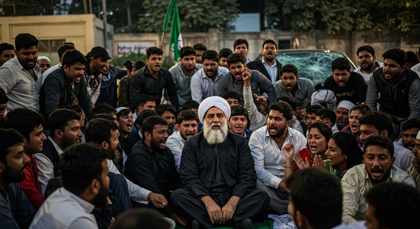 लखनऊ: कर्बला अब्बास बाग में मौलाना जवाद की गाड़ी पर हमला, धरने पर बैठे मौलाना, समर्थकों की नारेबाजी से तनाव