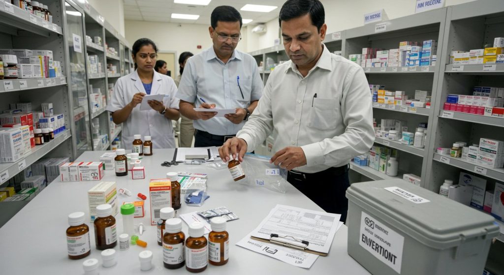 Crackdown on Banned Cough Syrup in Lucknow: 28 Hospitals Raided, 41 Samples Sent for Testing