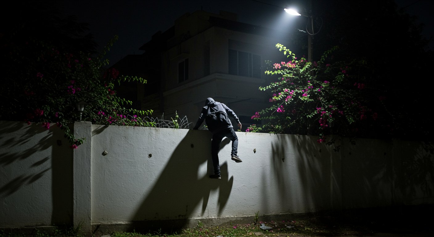 लखनऊ: गुडंबा में रिटायर्ड शिक्षक के घर 42 लाख की चोरी, दीवार फांदते चोर CCTV में कैद