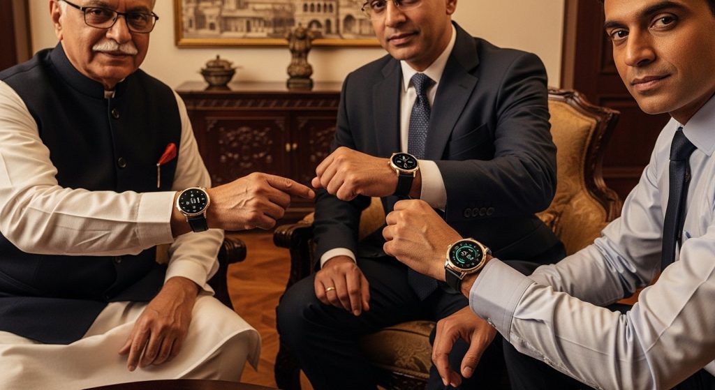 28-Lakh 'Breathing Watch' Steals the Show in Lucknow: The New Favorite of Bureaucrats, Industrialists, and Politicians