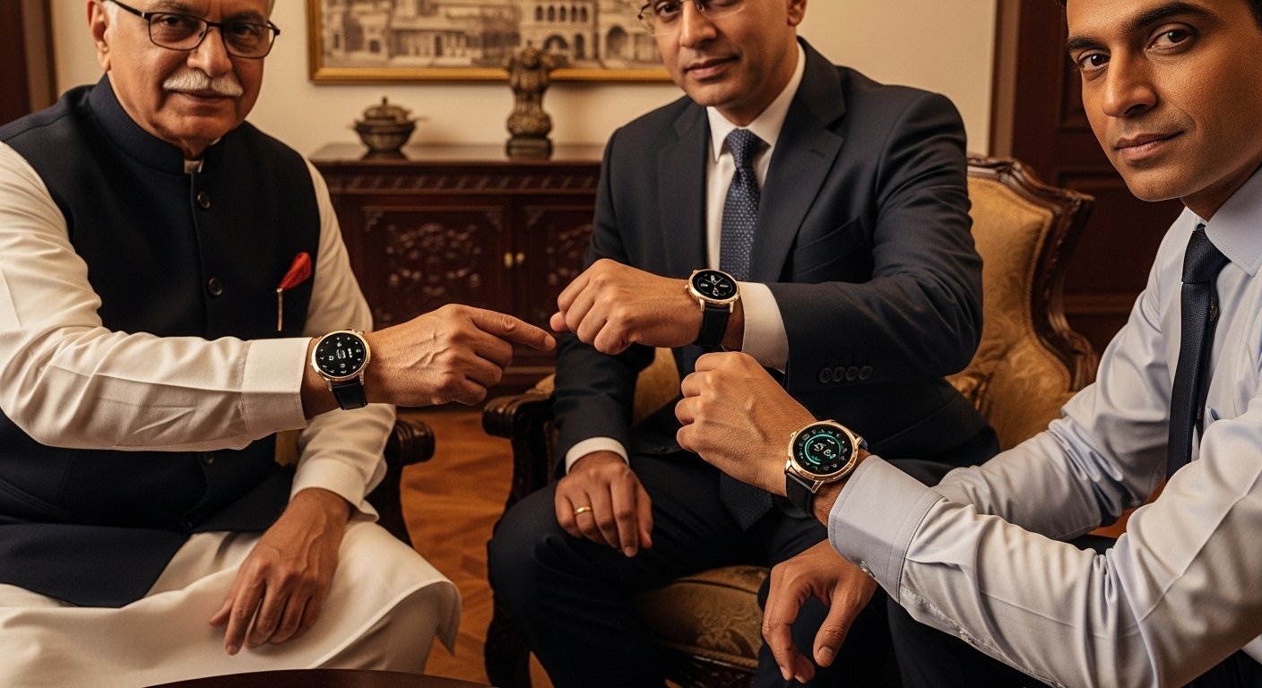 लखनऊ में 28 लाख की ‘सांसों वाली घड़ी’ का जलवा: नौकरशाहों, उद्योगपतियों और राजनेताओं की नई पसंद