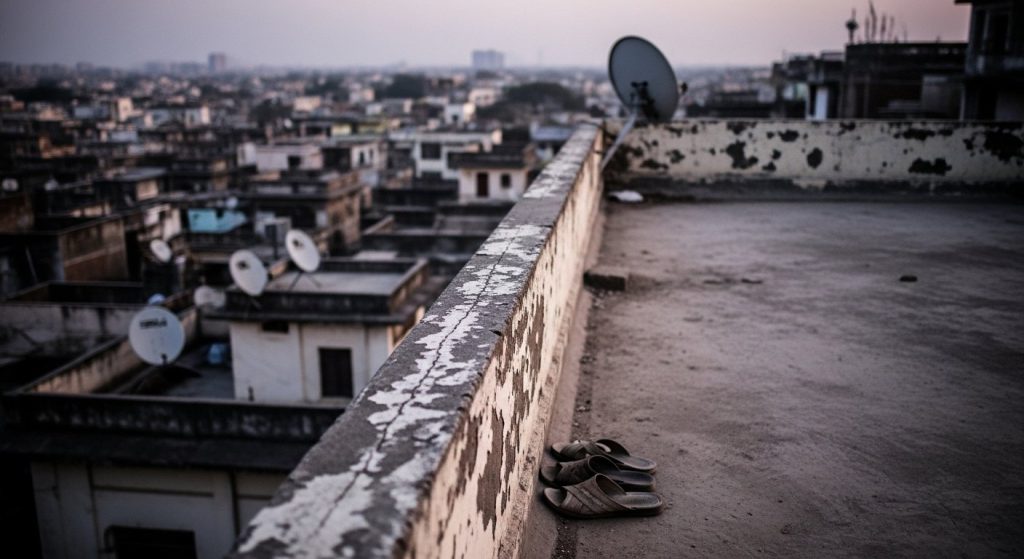 Lucknow: Young man dies tragic death after falling from roof; wife left him two years ago, mental stress cited as cause