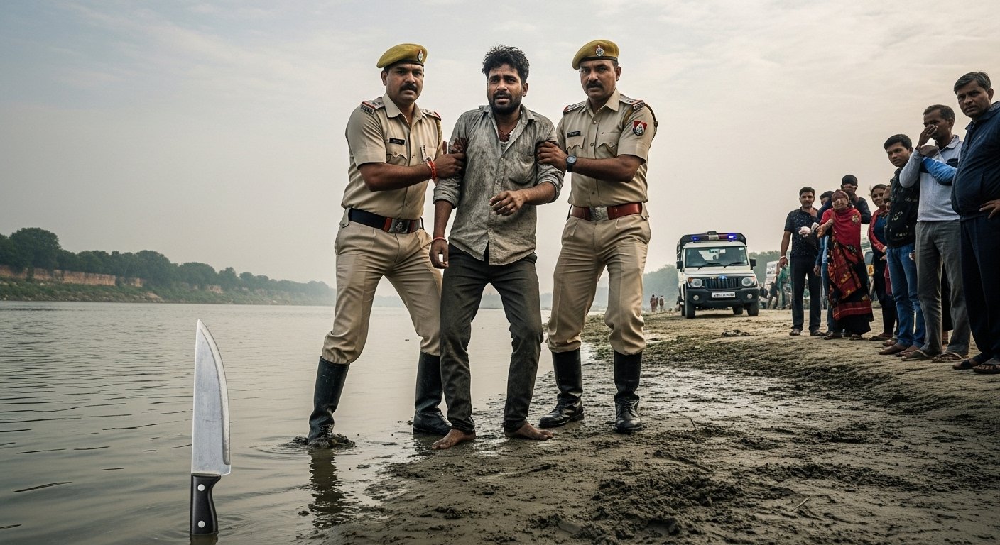 लखनऊ सनसनीखेज़: नदी में डूबे युवक की मौत, बड़े भाई पर हत्या का आरोप, चाकू के साथ हुआ गिरफ्तार!