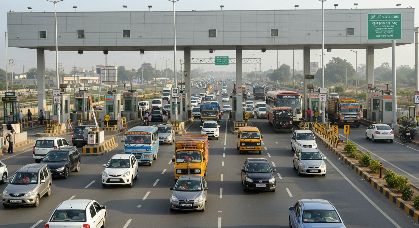 लखनऊ-आगरा एक्सप्रेस-वे पर अचानक मुफ्त हुई टोल वसूली: हजारों गाड़ियां निकलीं, जानिए पूरा मामला और क्या थी वजह!