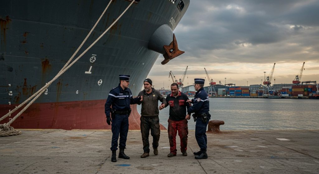 Macron's Direct Strike at Putin: French Police Detain Two Russian Oil Tanker Crew Members