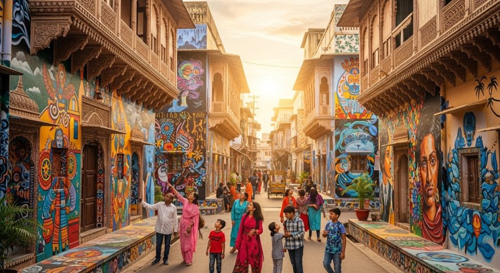 Maktha's Streets Turn Into Magical Art Gallery: Vibrant Walls Captivate All