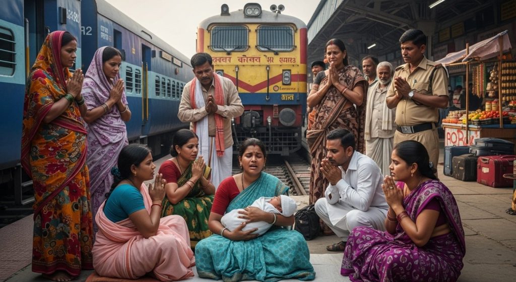 Train Halted, Baby's Cry Echoed at Station: Pregnant Woman Gives Birth in Mahoba