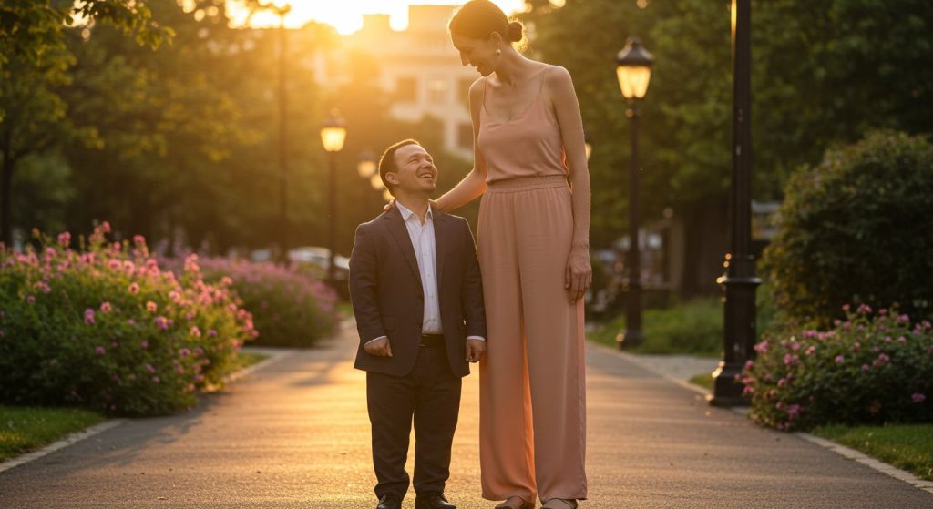 A 'Super-Dwarf' Male Beside the Female: Story of This Unique Couple Goes Viral Online!