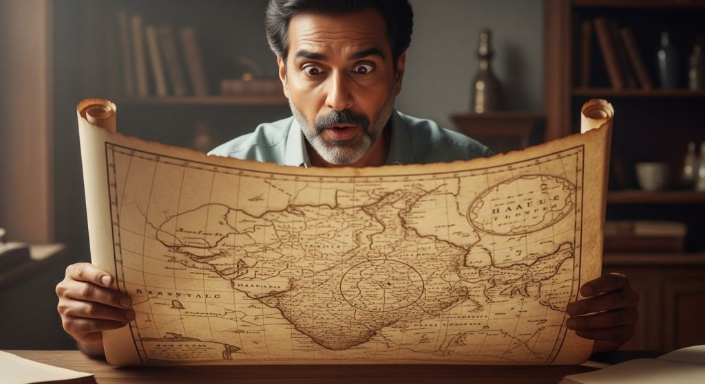 175-year-old map sparks sensation: Two unknown places found, names shock everyone!