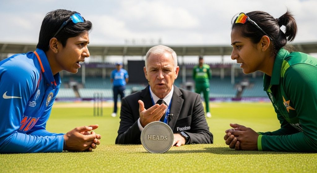 Major Blunder in Women's World Cup: India Lost Toss Due to Match Referee's Error; Coin Landed 'Heads' Despite Pakistan Captain Calling 'Tails'