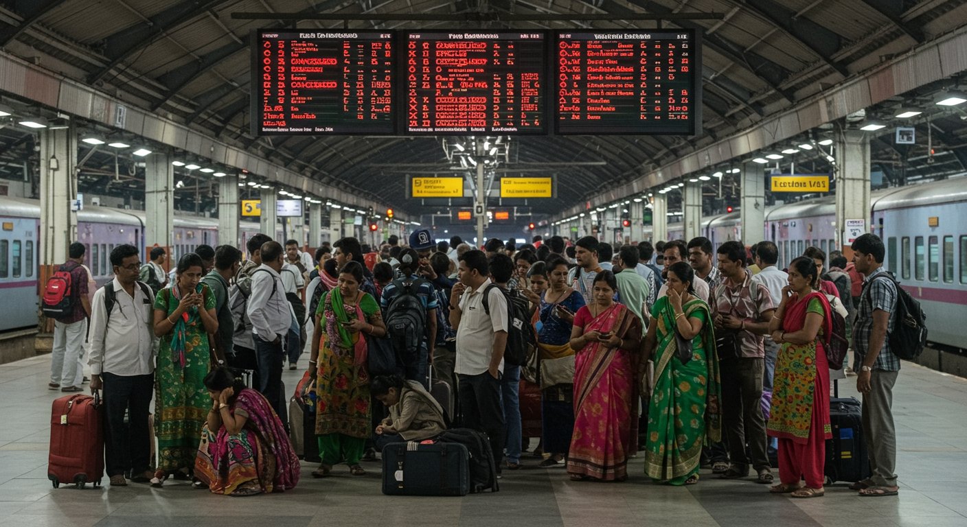 मथुरा रेल हादसे से दिल्ली का सफर ठप: वंदे भारत, शताब्दी सहित कई ट्रेनें रद्द, यात्री परेशान!