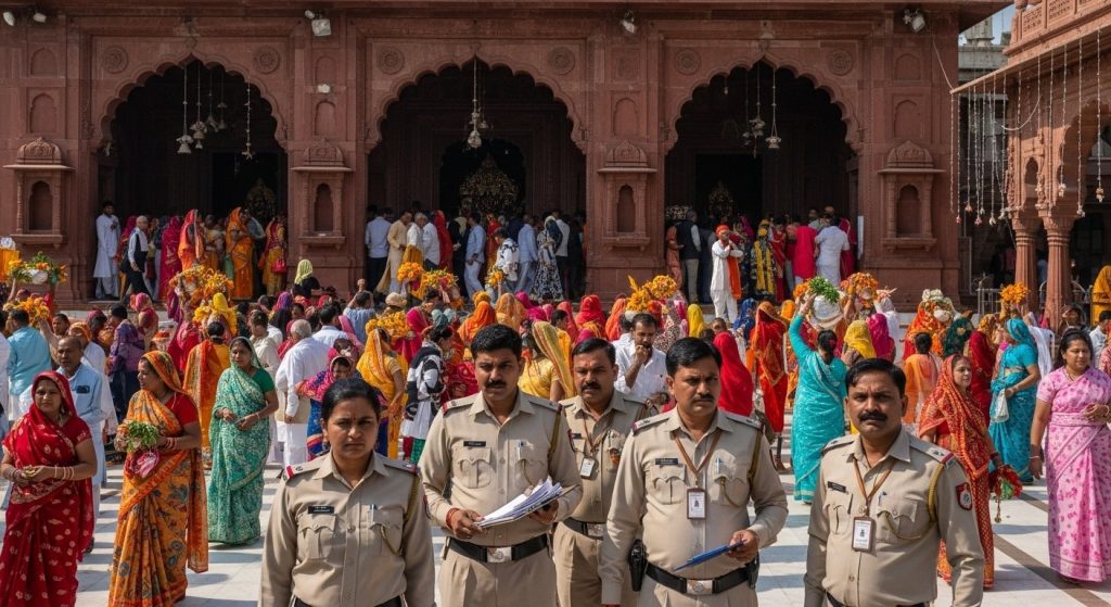 Disregard for Orders at Bankebihari Temple: Administration to Take Strict Action After Diwali