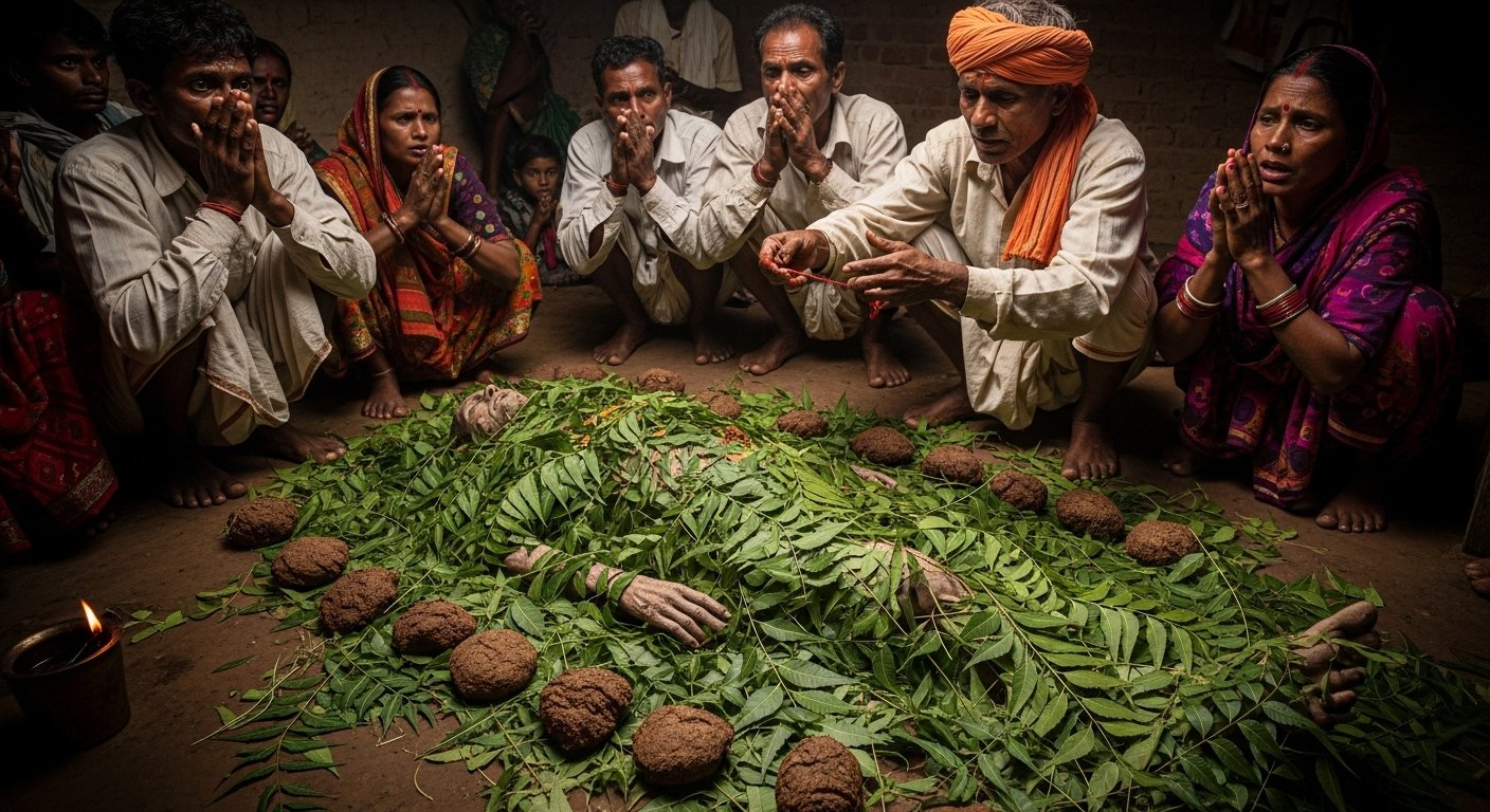 कब्र से निकाला शव, नीम-उपलों में दबाकर ‘सांस लौटाने’ का अंधविश्वास: उत्तर प्रदेश में वायरल हुई चौंकाने वाली घटना