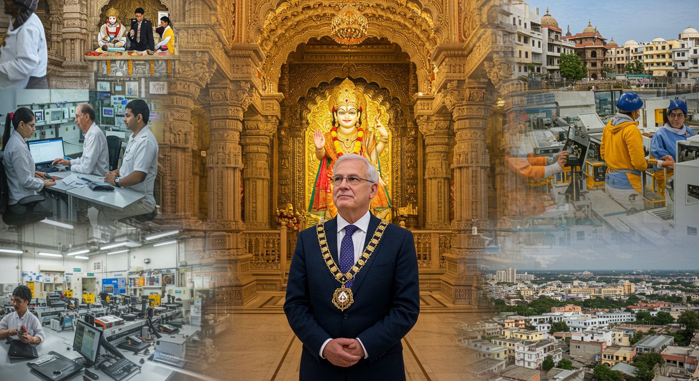 इंग्लैंड के मेयर ने रामलला के किए दर्शन, यूपी में 2500 करोड़ के निवेश और 3000 नौकरियों की घोषणा!