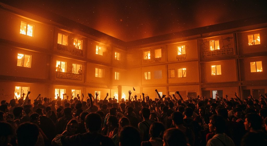 Meerut: Petrol Bomb Explodes in University Hostel, Fire Erupts, 200 Students Dance – Find Out What Happened