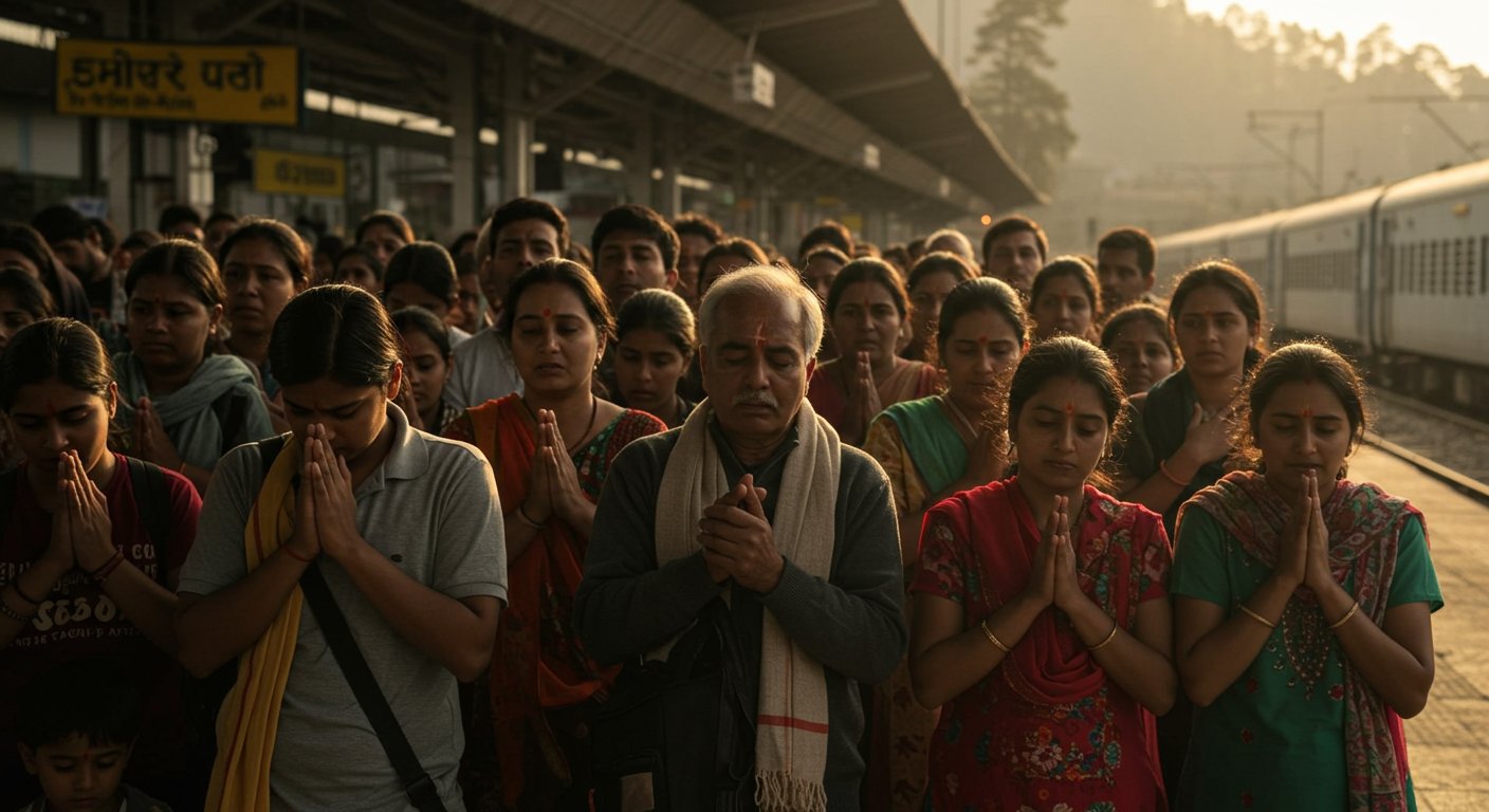 शिमला स्टेशन पर छठी मइया के भजन ने छुआ दिल: भक्ति में सराबोर हुए यात्री