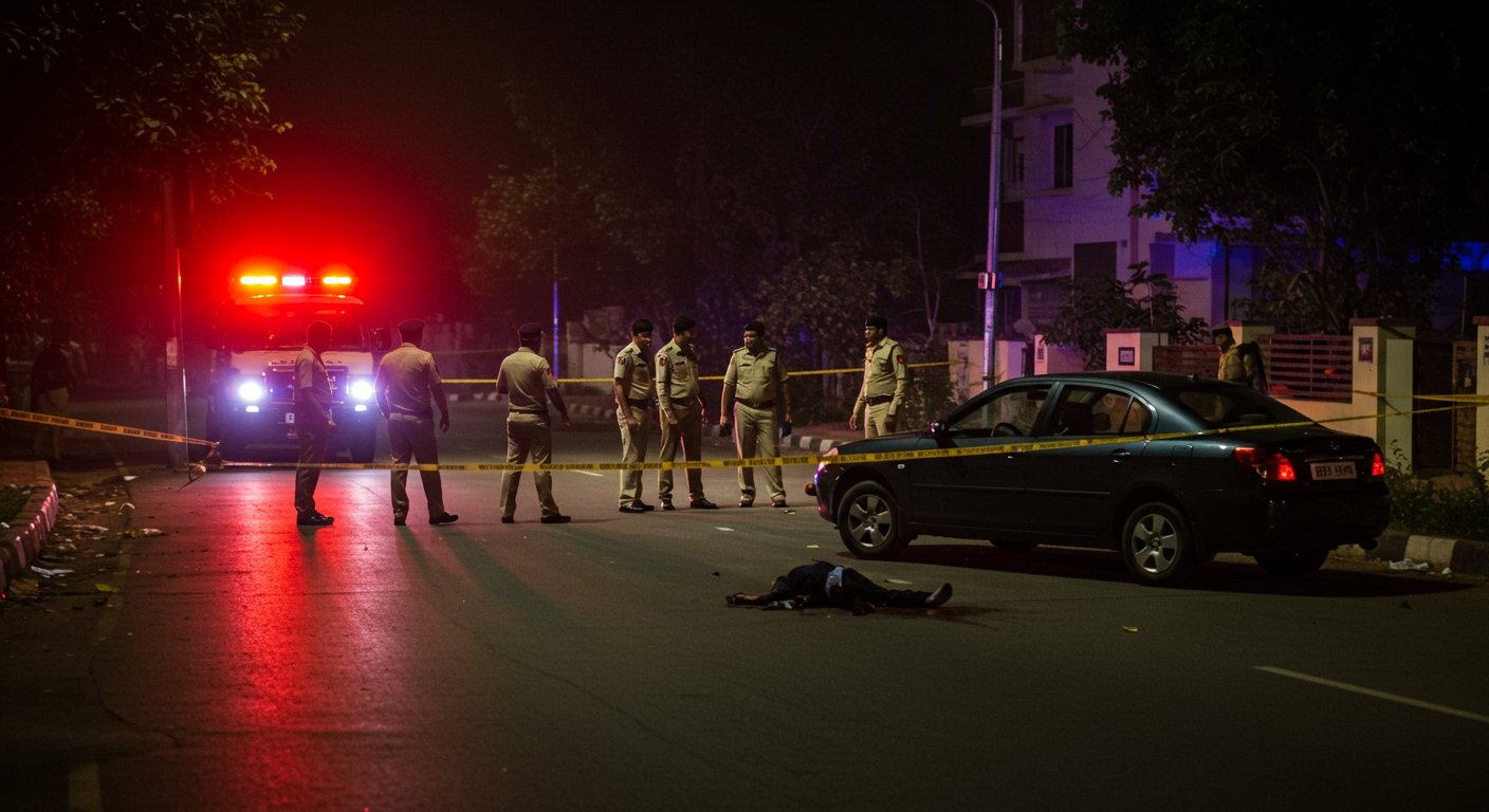 आधी रात दहली राजधानी: कार स्टार्ट, दरवाजे लॉक…डीएम कॉलोनी में खून सनी लाश देख अफसर हक्के-बक्के