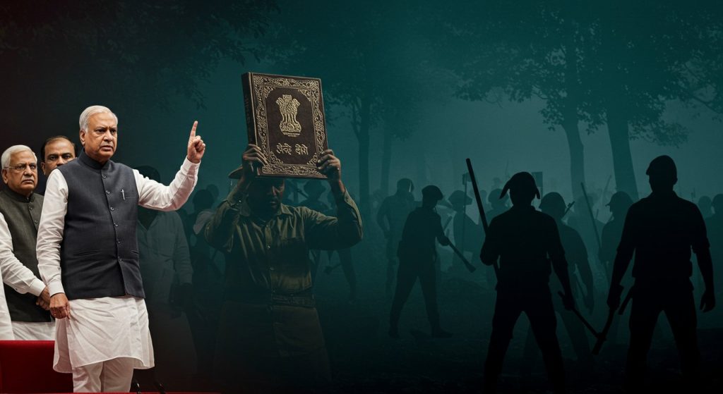 Prime Minister accused Congress of hiding Maoist terror: Calls them 'protectors of Naxalites dancing with the Constitution book'