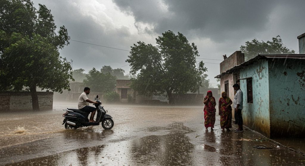 Cyclone Montha Wreaks Havoc in UP: Heavy Rain in 17 Districts, Strong Winds in 31 on Thursday