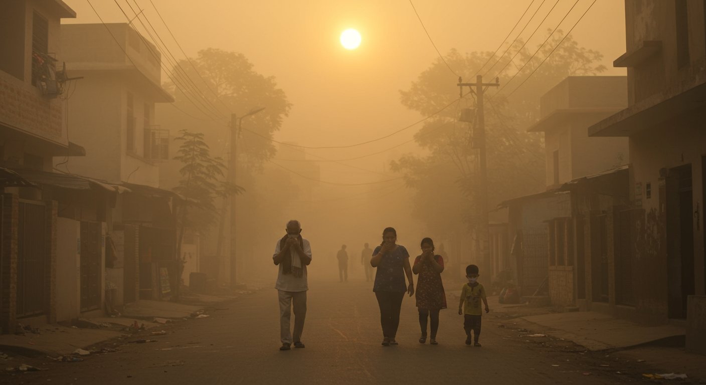 मुरादाबाद में दिवाली के बाद भी दम घोंट रही हवा: AQI 300 पार, रामगंगा विहार-कांशीराम नगर सबसे ज्यादा प्रभावित