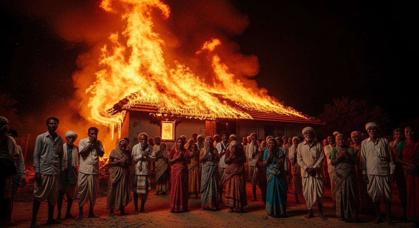 मुरादाबाद: दिल दहलाने वाली घटना! देवर-भाभी की आग में जलकर संदिग्ध हालात में मौत, ग्रामीण बेबस देखते रह गए