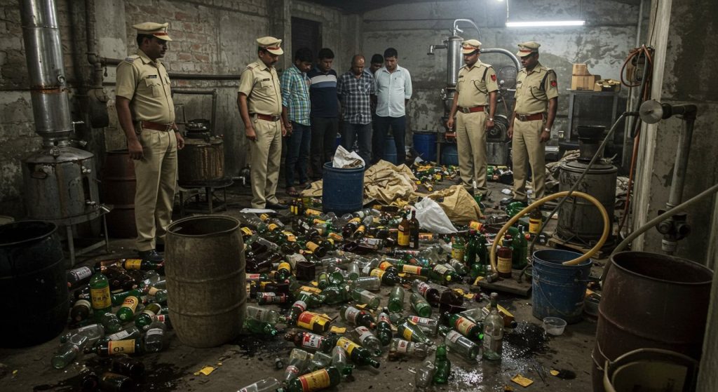 Moradabad: Fake Liquor Factory Busted, Gangster Act Imposed on Ten, Four Accused Sent to Jail