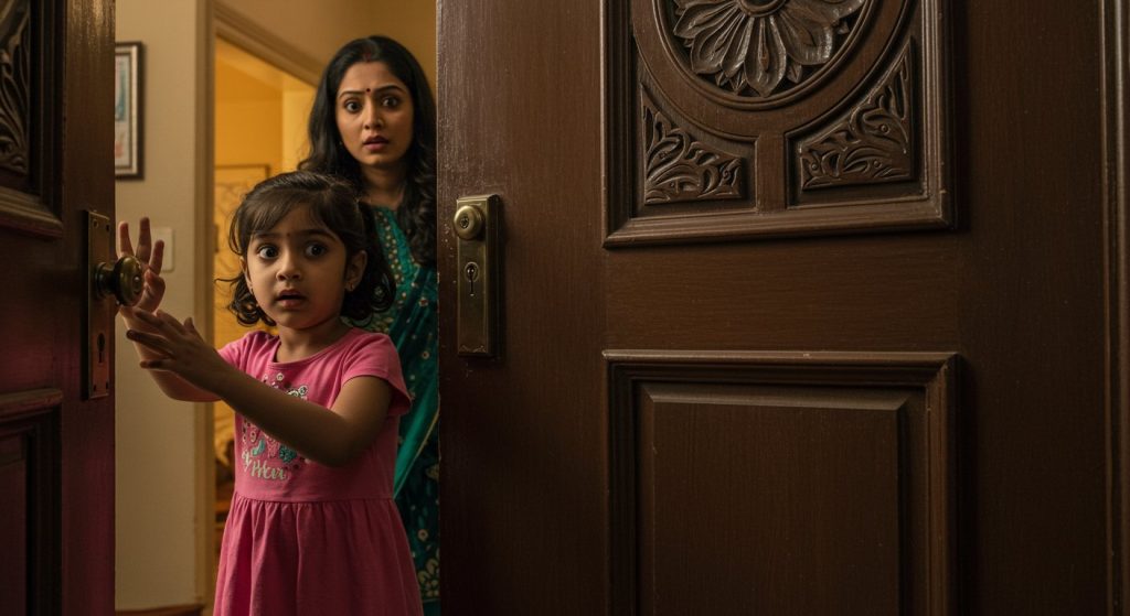 Mother taught daughter 'knock-knock' manners; when she returned to the room, a major secret behind her aunt's 'heart attack' was revealed!