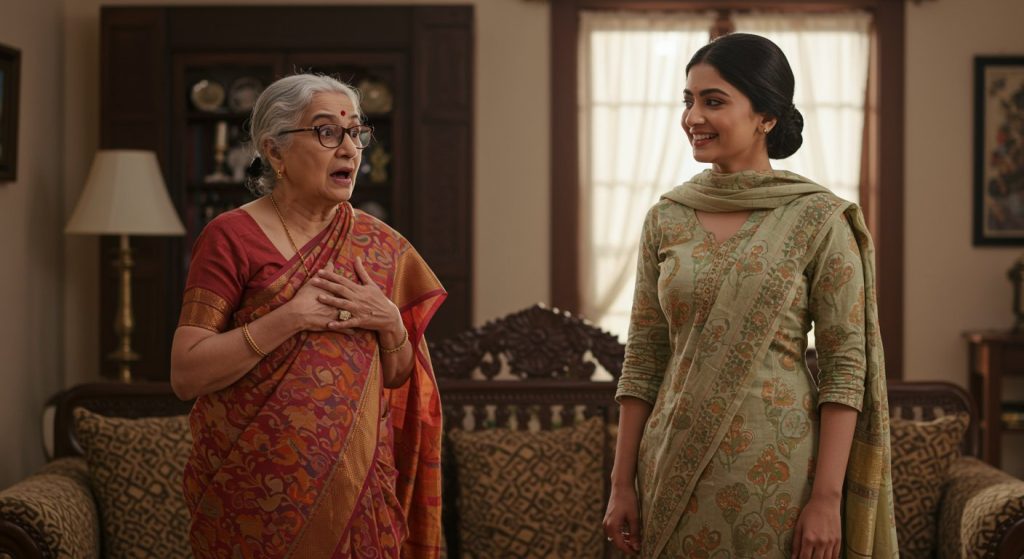 Seeing the daughter-in-law empty-handed, the mother-in-law gave advice; the reply stunned her, and the video went viral on the internet!