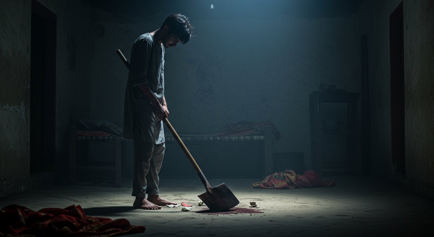 रुपयों के लालच में माँ का कत्ल: बेटे ने फावड़े से काटकर ली जान, अदालत ने सुनाई उम्रकैद की सजा