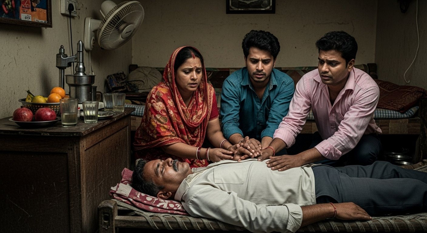 यूपी: जूस विक्रेता का कत्ल, पत्नी को गोली की आवाज लगी पंखे का कंडेंसर फटना, हार्ट अटैक मान रहे थे परिजन