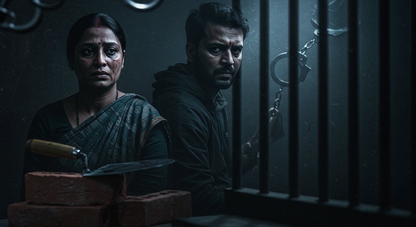 राजमिस्त्री की निर्मम हत्या: पत्नी ने प्रेमी संग मिलकर रची खूनी साजिश, दोनों गिरफ्तार कर जेल भेजे गए
