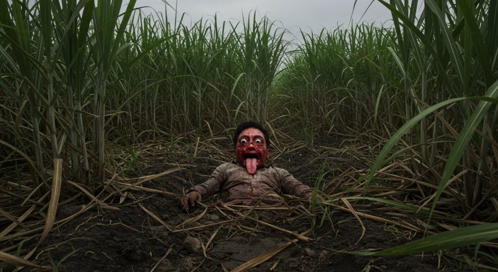 Gruesome Murder in Pilibhit: Youth's Tongue and Eyes Gouged Out; Body Found in Sugarcane Field