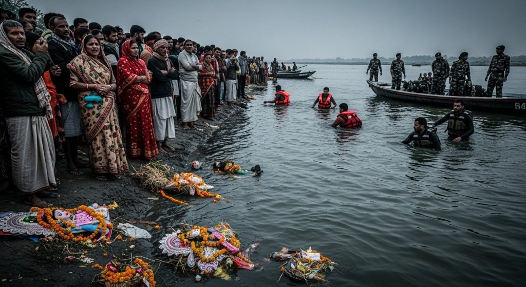 Agra: Idol Immersion in Utangan River Turns into Dance of Death, 13 Youths Drowned, 5 Bodies Found, Army Also Called.