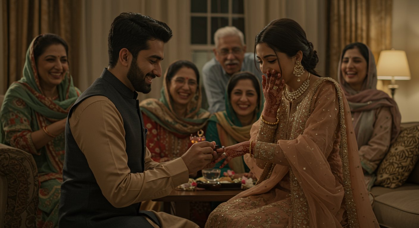 मुस्लिम लड़के ने परिवार के सामने किया प्रपोज, पहनाई अंगूठी, वीडियो ने इंटरनेट पर मचाई धूम