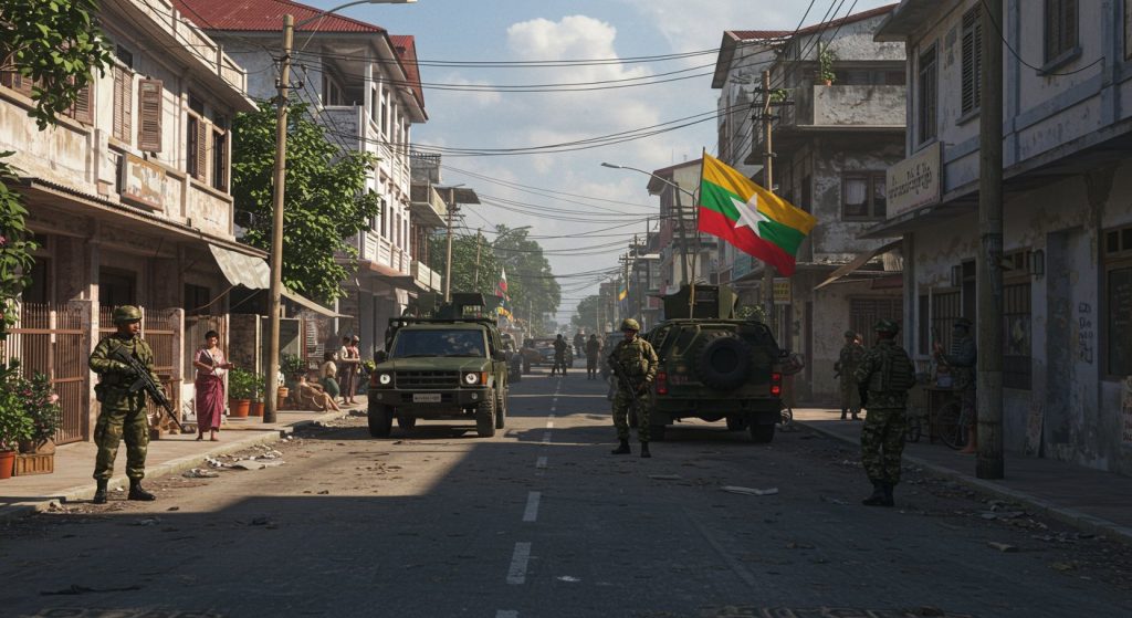 Myanmar Army's Major Success: Strategically Important Myawaddy City Liberated From Rebel Grip