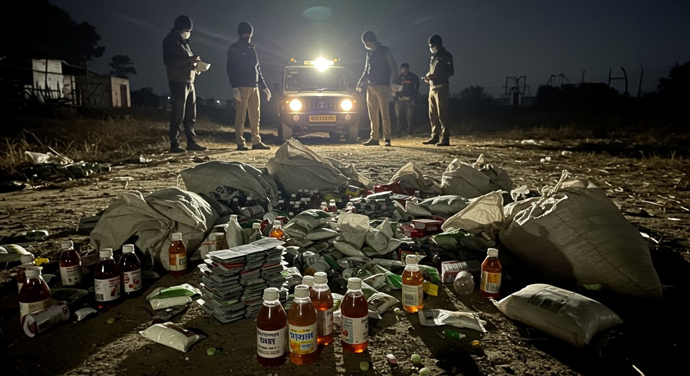 यूपी से नेपाल-बांग्लादेश जा रहीं थीं करोड़ों की नफसीली दवाएं और कफ सिरप, बड़े खुलासे के बाद तेज़ हुआ अभियान!