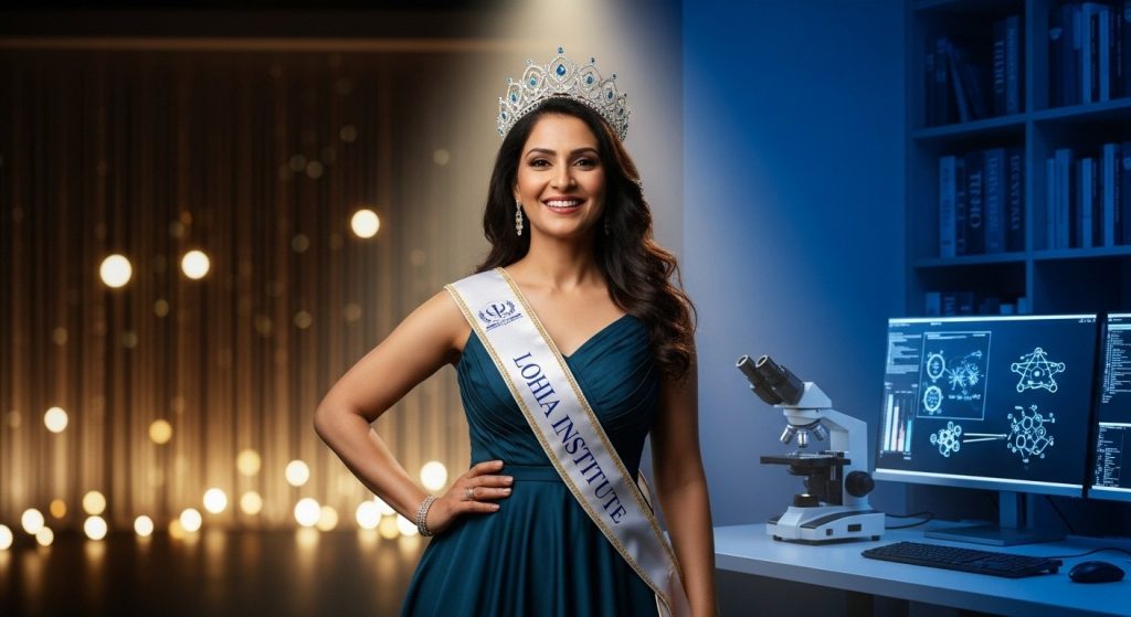 Uttar Pradesh's Nimisha Sonkar Crowned Mrs. India 2025, Holds Senior Position at Lohia Institute.