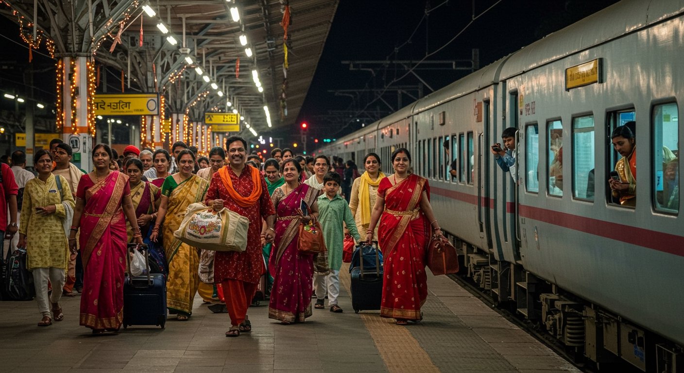उत्तर रेलवे ने दिवाली-छठ पूजा पर 30 लाख बर्थ बढ़ाईं:बुकिंग बंद का स्टेट्स नहीं दिखेगा; पूर्वांचल, बिहार, झारखंड-यूपी के लिए ज्यादा फायदा