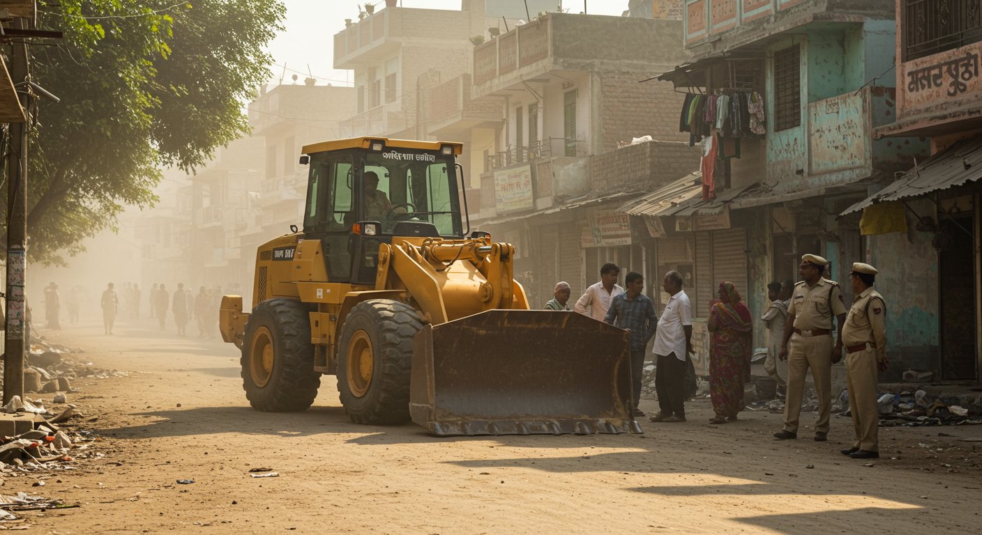 बरेली में अवैध कब्जों पर चला सरकार का डंडा: 15 दिन में नहीं हटाए तो बुलडोजर करेगा कार्रवाई