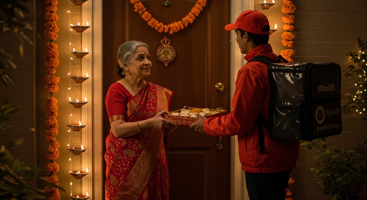 डिलीवरी ऐप से मंगाई मिठाई, लेकिन डिलीवरी बॉय को ही वापस देकर जीत लिया दिल! दिवाली पर वायरल हुई ये अनोखी पहल