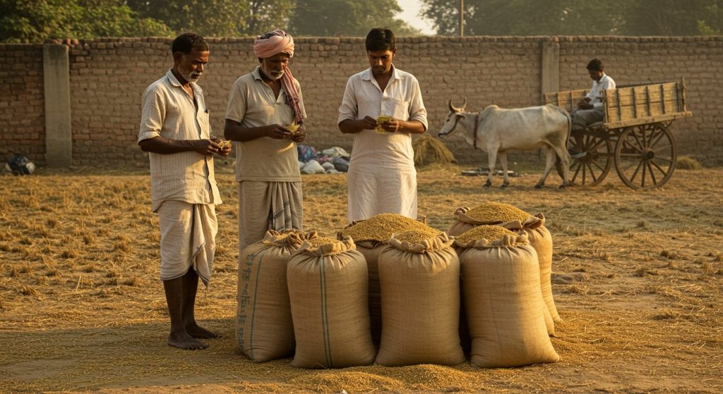 Distress Sale of Paddy: Farmers Forced to Sell for 1600-1800 Instead of 2369 Rupees, Middlemen Rake in Profits