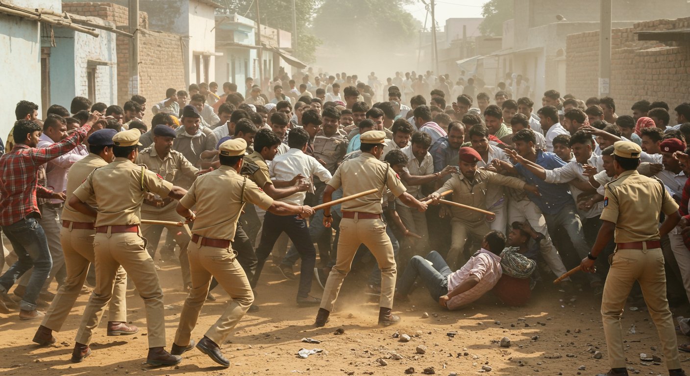 पंचायत चुनाव 2026: प्रधानी की कुर्सी के लिए खूनी संघर्ष, पुलिस के सामने पथराव और लाठीचार्ज!