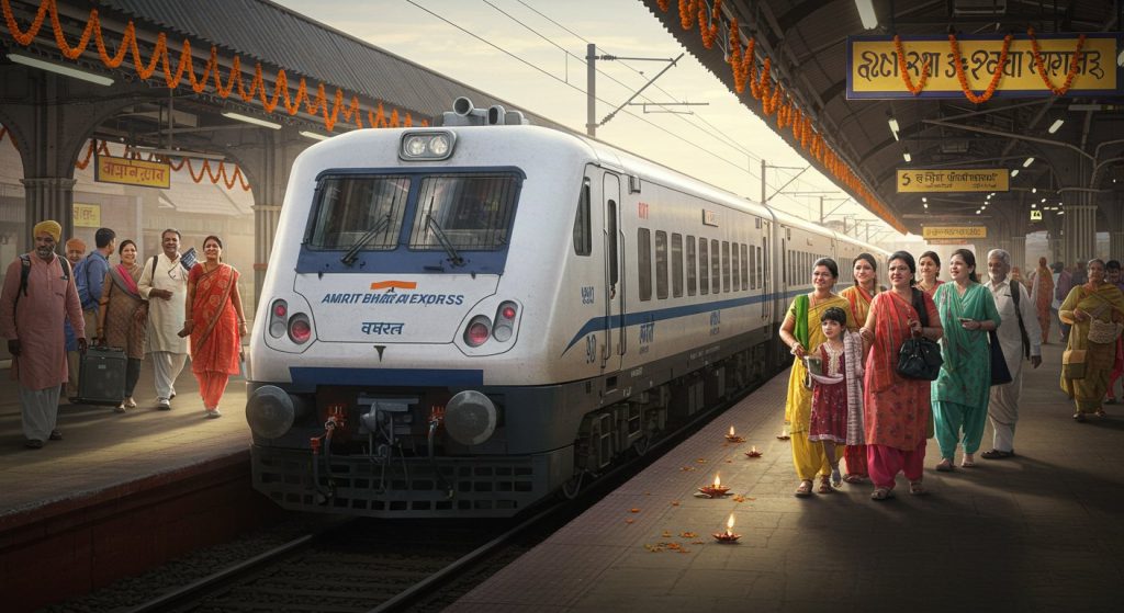 Amrit Bharat Express: A Diwali Gift for Passengers: Ajmer to Bihar Journey Now Easier and Faster